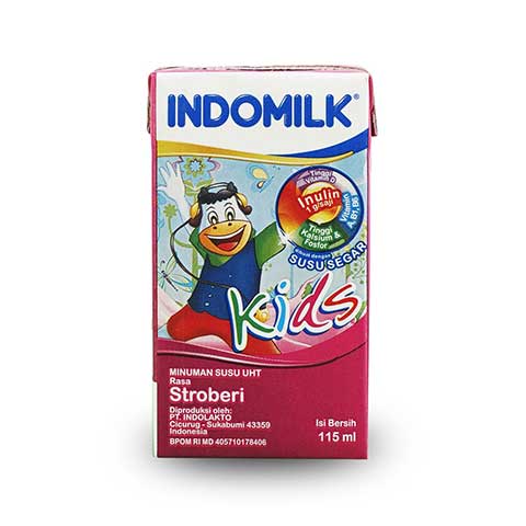 INDOMILK KIDS STROWBERRY 4X125 115ML